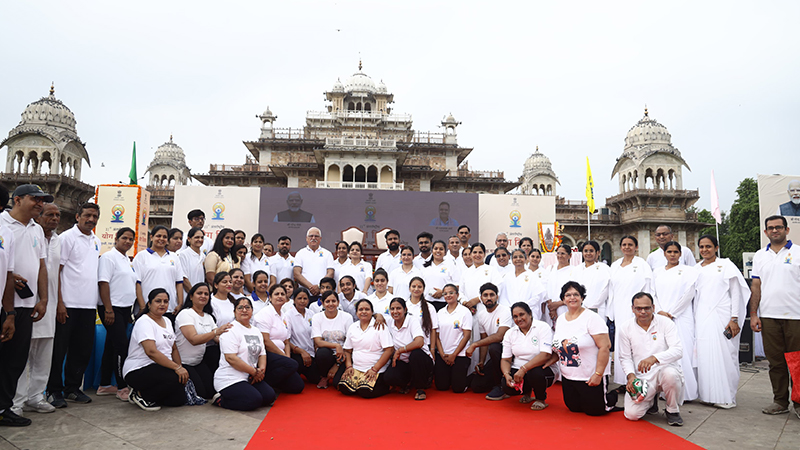 Jaipur Rajapark : राजस्थान की धरोहरों पर गूंजा राजयोग - ब्रह्माकुमारीज़ का विशेष आयोजन